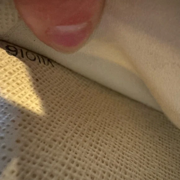 Louis Vuitton Damier Azure Travel Organizer Long Checkered Wallet Preloved - Picture 10 of 10